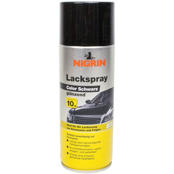 Nigrin Spray Vopsea Negru Lucios 400ML 74113